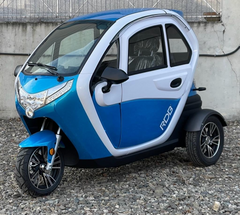 RDB T 414, Triciclu Electric Fără Permis, 25 Km/H, Omologat RAR, Complet Închis, 1200W