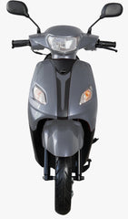 Scuter pe benzina, PS3, viteza maxima 45 km pe ora, 49 cc, Gri, Permis AM sau B