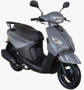 Scuter pe benzina, PS3, viteza maxima 45 km pe ora, 49 cc, Gri, Permis AM sau B