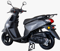 Scuter pe benzina, PS3, viteza maxima 45 km pe ora, 49 cc, Gri, Permis AM sau B