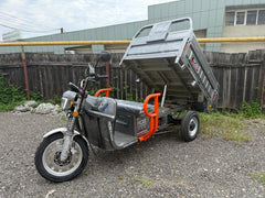 XL4, 4000W, triciclu electric cu benă XXL, basculabil, fără permis , BASCULARE HIDRAULICA