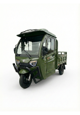 AMR Plus, Triciclu electric Fără Permis, Basculabil, Cabina Închisă, Cu Ghidon, 25 km/H, Omologat RAR, 2000W, Carte RAR Gratuita