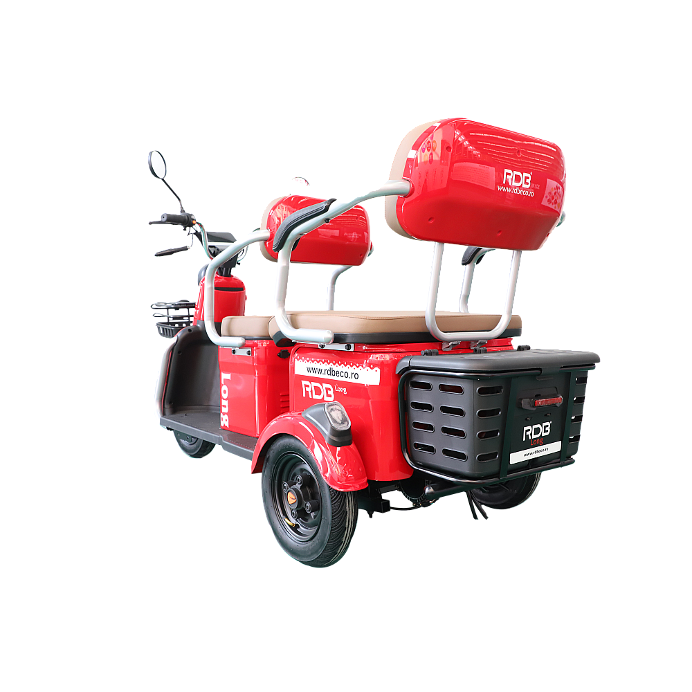 Triciclu Electric LONG, fara permis, 1800W, 25km/h
