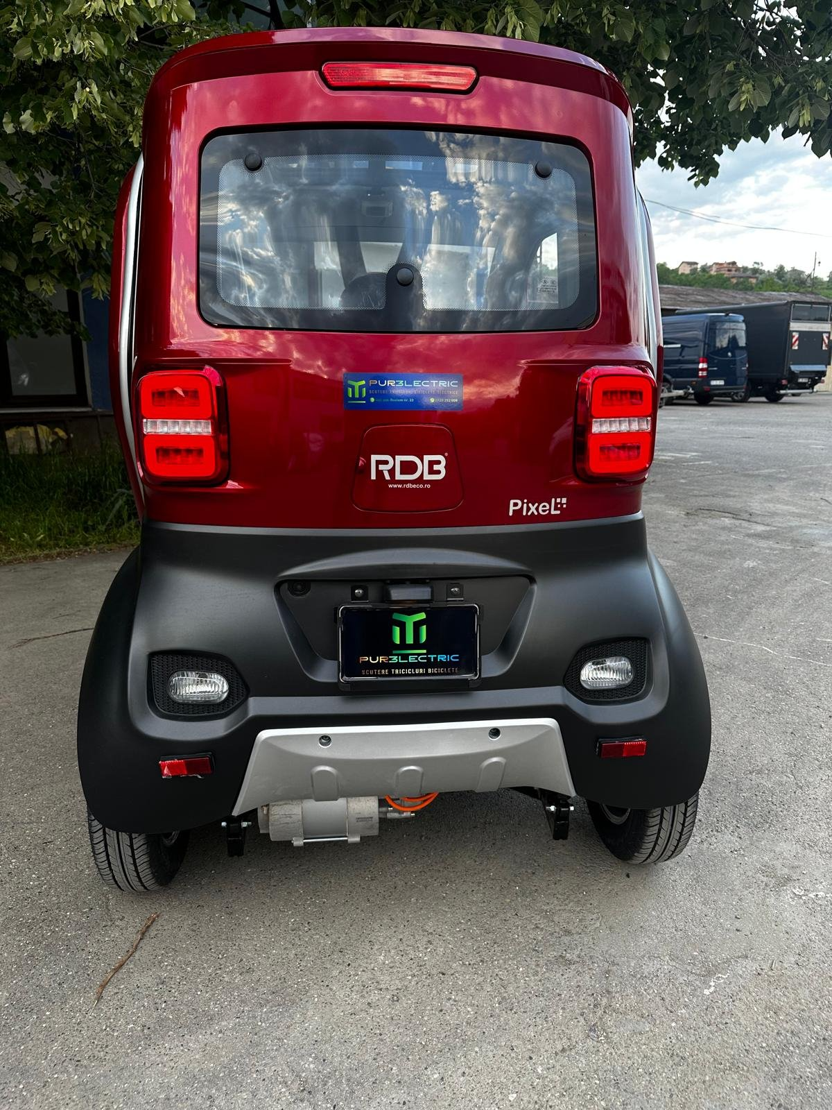 Masina electrica cu 3 roti RDB PIXEL, 2100W, fara permis, omologata RAR
