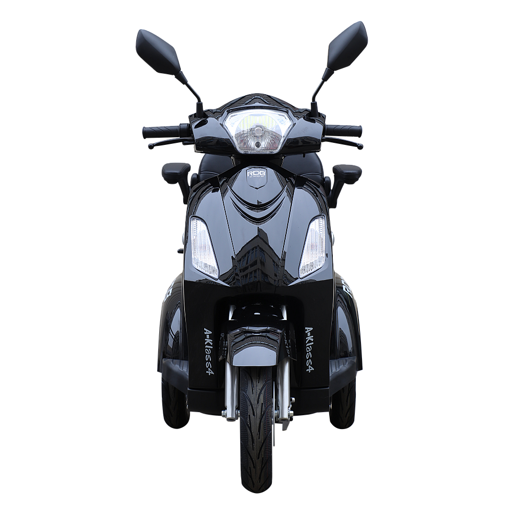 Triciclu electric RDB A-klass, 800W, fara permis, omologat RAR, cos spate plastic gratuit, 25 KM/h