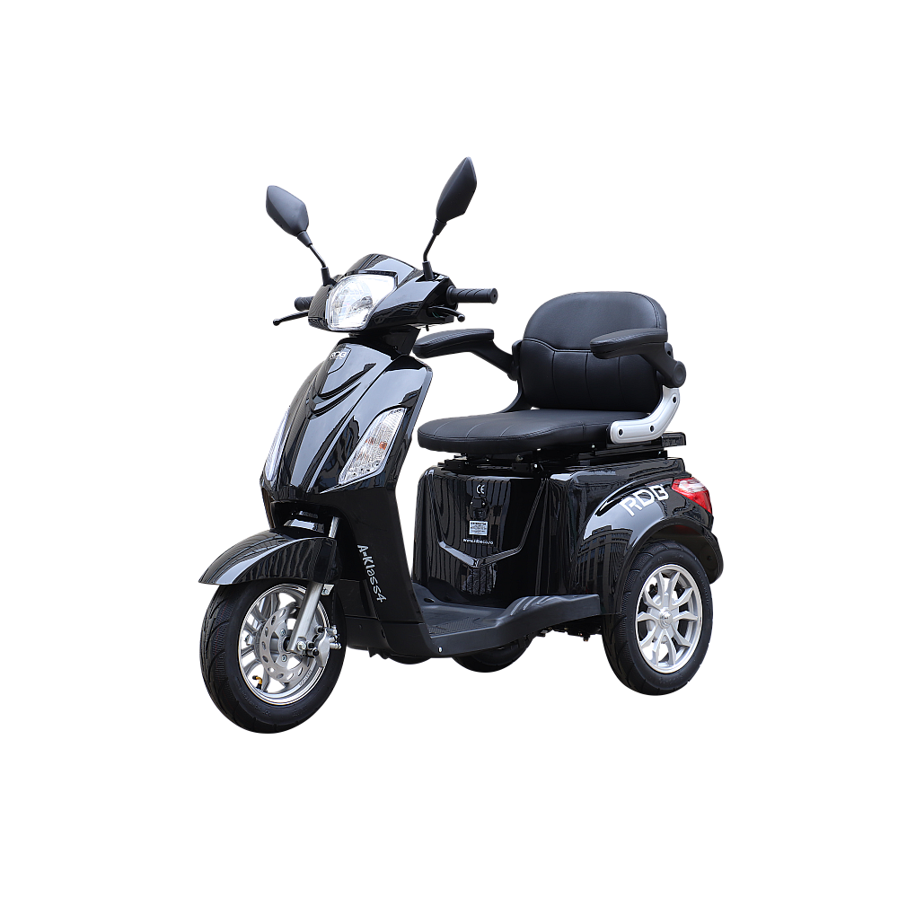 Triciclu electric RDB A-klass, 800W, fara permis, omologat RAR, cos spate plastic gratuit, 25 KM/h