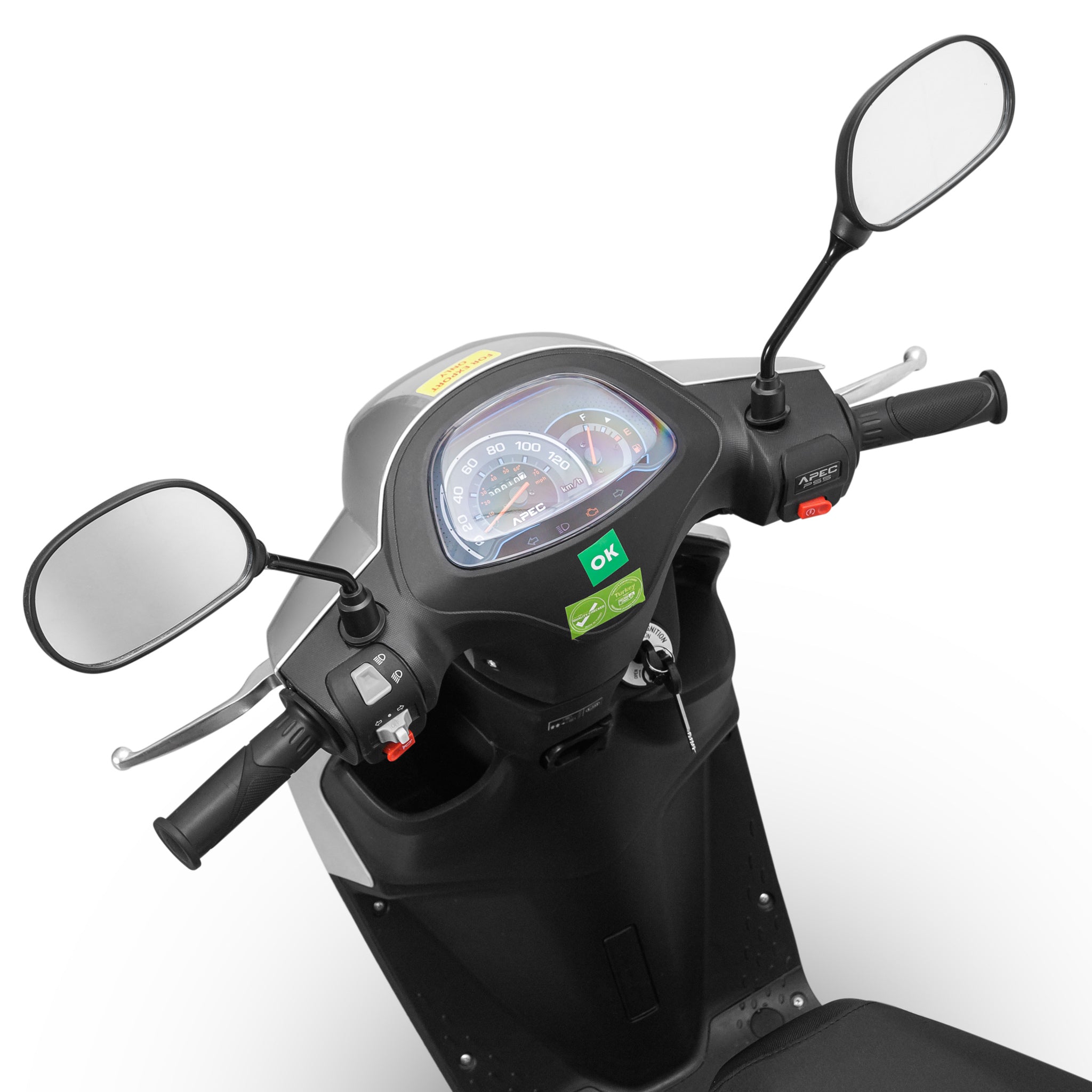 Scuter pe benzina PS5, viteza maxima 80 km pe ora, 125 cc, euro5, in 4 timpi, Permis categoria B