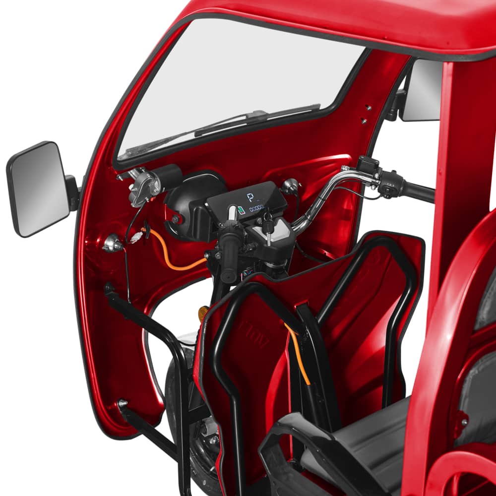 Triciclu Basculabil Fără Permis, cu cabina, Volta VT5, 3900w, Omologat RAR.Model 2025