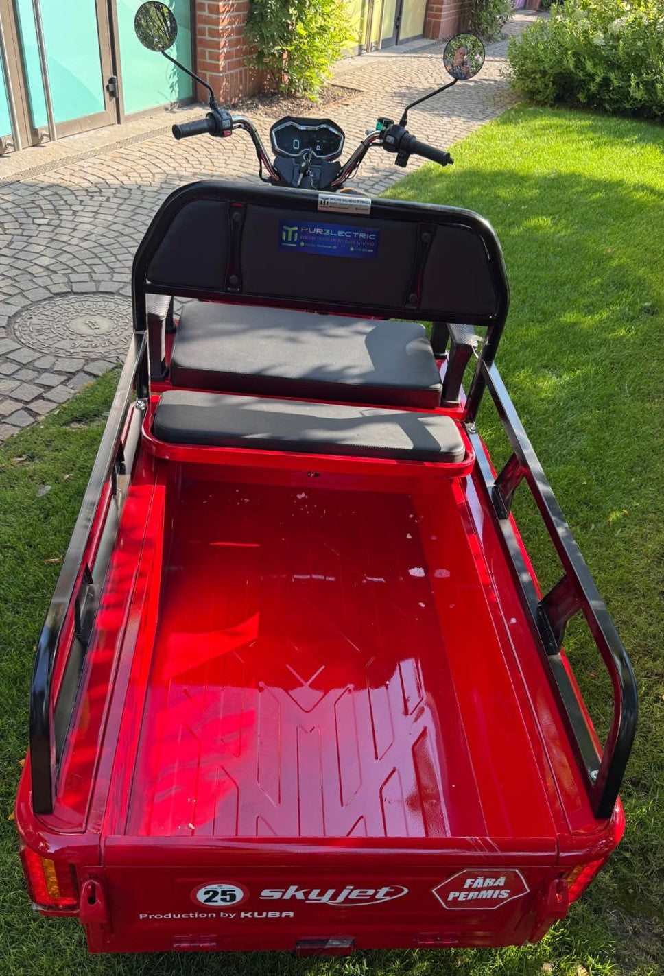 Ekopikap Master By Kuba - 2500 W Max, 72V 20AH, Fara permis, Omologat RAR, 25 km/h