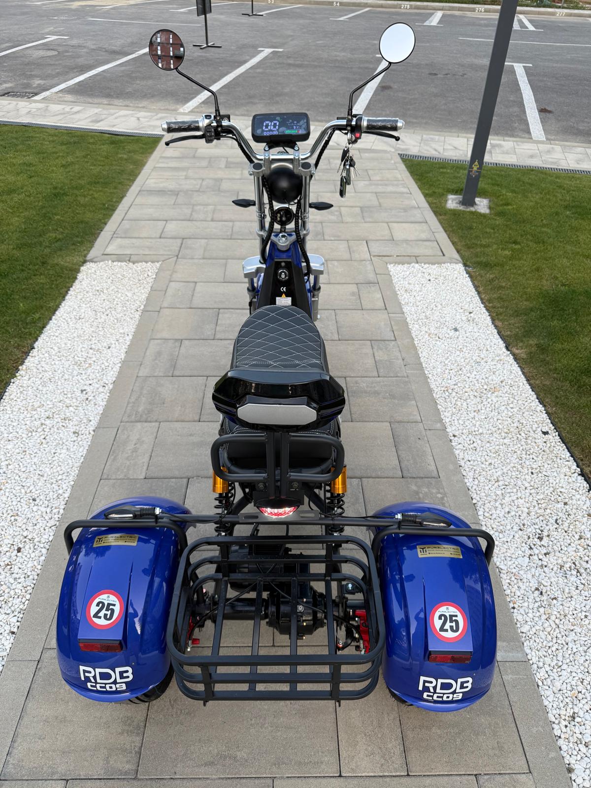 RDB CC 09, fara permis, omologat RAR, pentru 2 persoane  , Harley , City Coco , 2000W