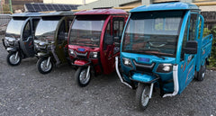 Triciclu electric, MAX-Klass4, Cabina Inchisa, Fara permis, 4000W, 25km/h, Cu Volan, Omologat RAR