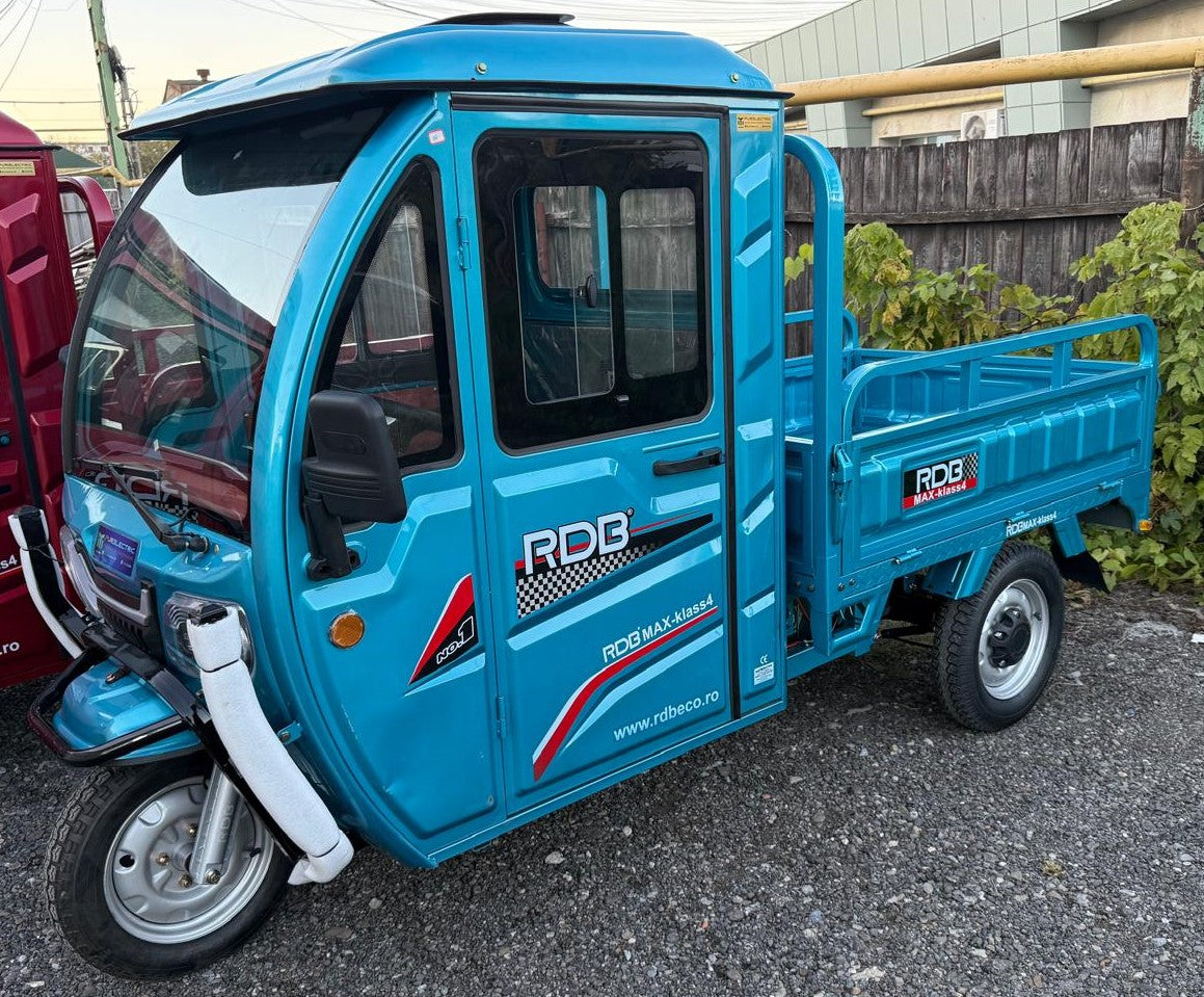 RDB MAX-Klass4,Triciclu Electric, Basculabl, Fara Permis, 25 KM/H, Omologat RAR, 4000W, Cu Volan