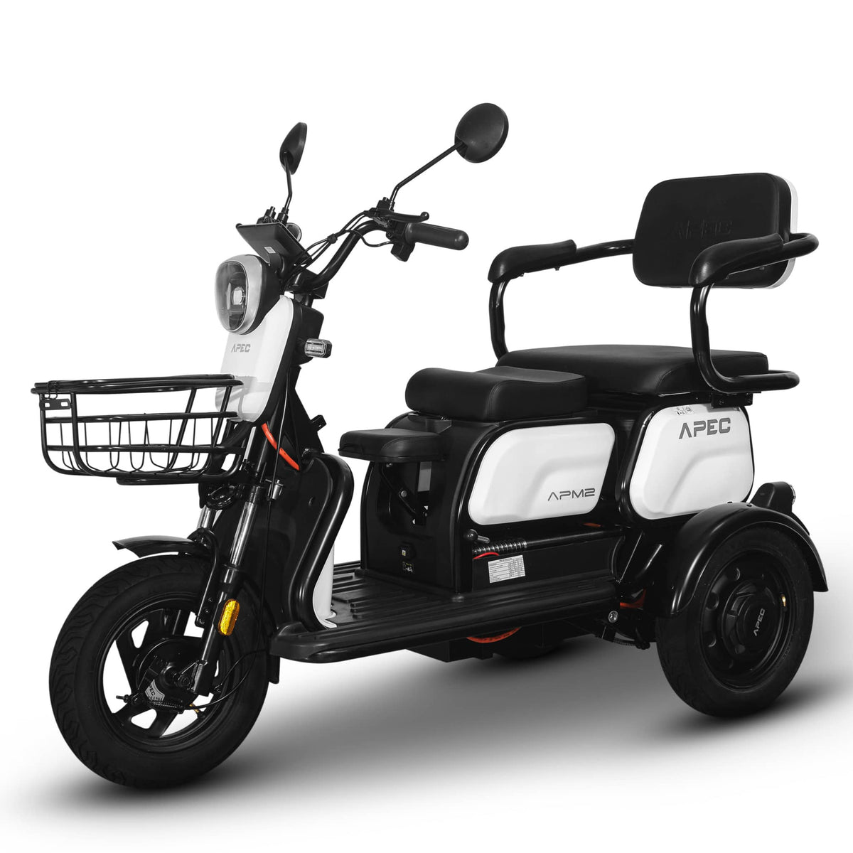 Volta APM2, Triciclu Electric Fara Permis, 25 km/ora, Omologat RAR, 1000W