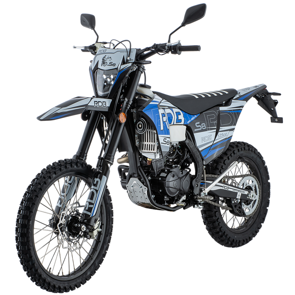 Motocross DIRT BIKE RDB S8-ZY125, 21"/18", 4 Timpi, Euro5+, Inmatriculabil