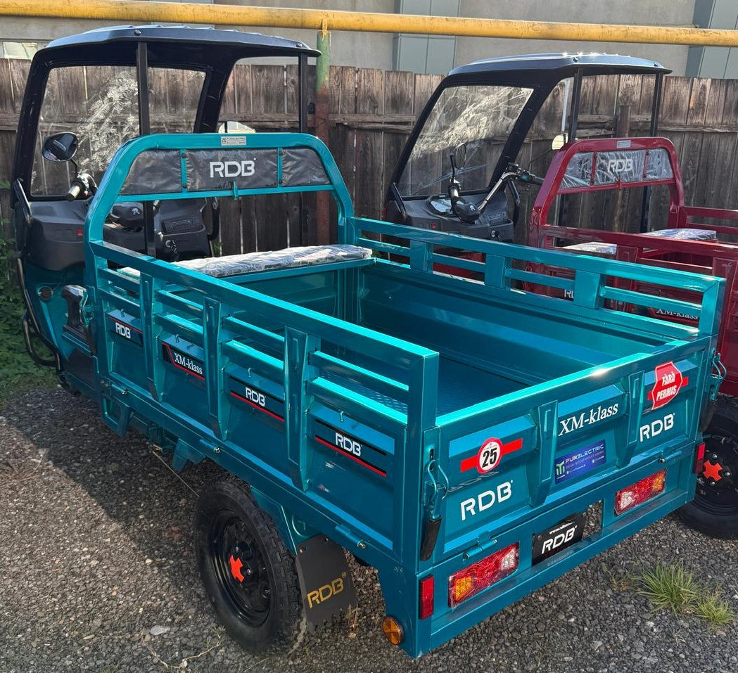RDB XM Klass, Triciclu Electric fara permis, basculabil , Radio , Bord complet , Bluetooth, Omolgat RAR