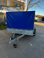 Remorca 750 kg 2 Axe Repo 300x160x30 cm cu prelata 1200 mm util