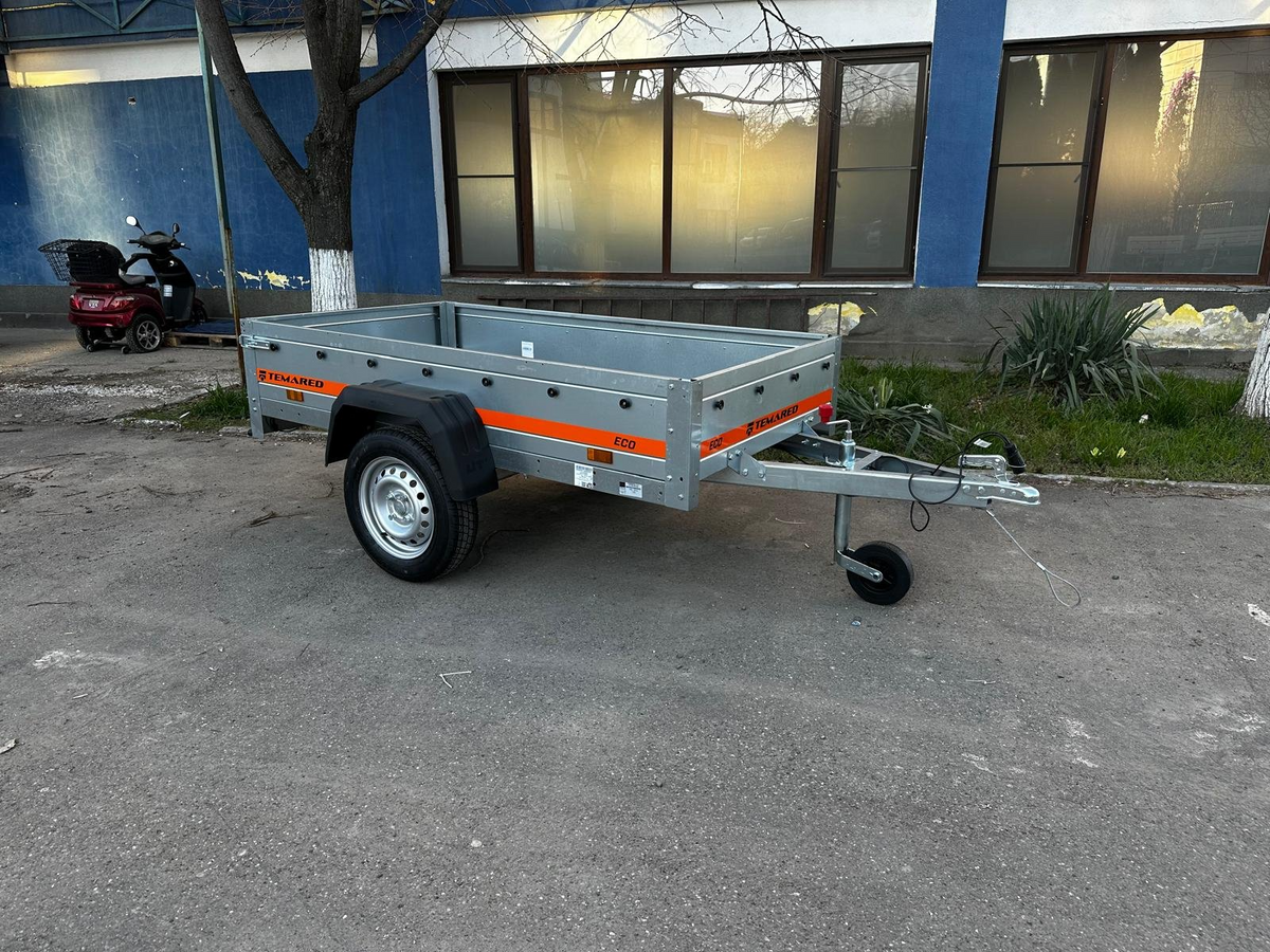 Remorca 750 kg Temared Eco 200x106x32 cm cu Sasiu Ranforsat, 130 km/h TEMARED